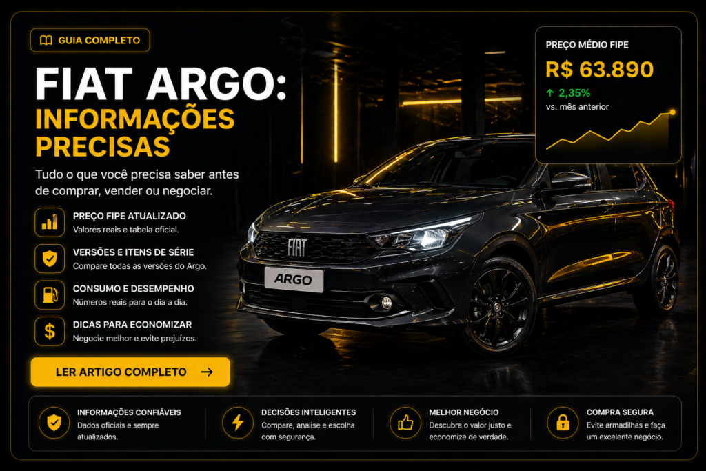 Fiat argo FIPE