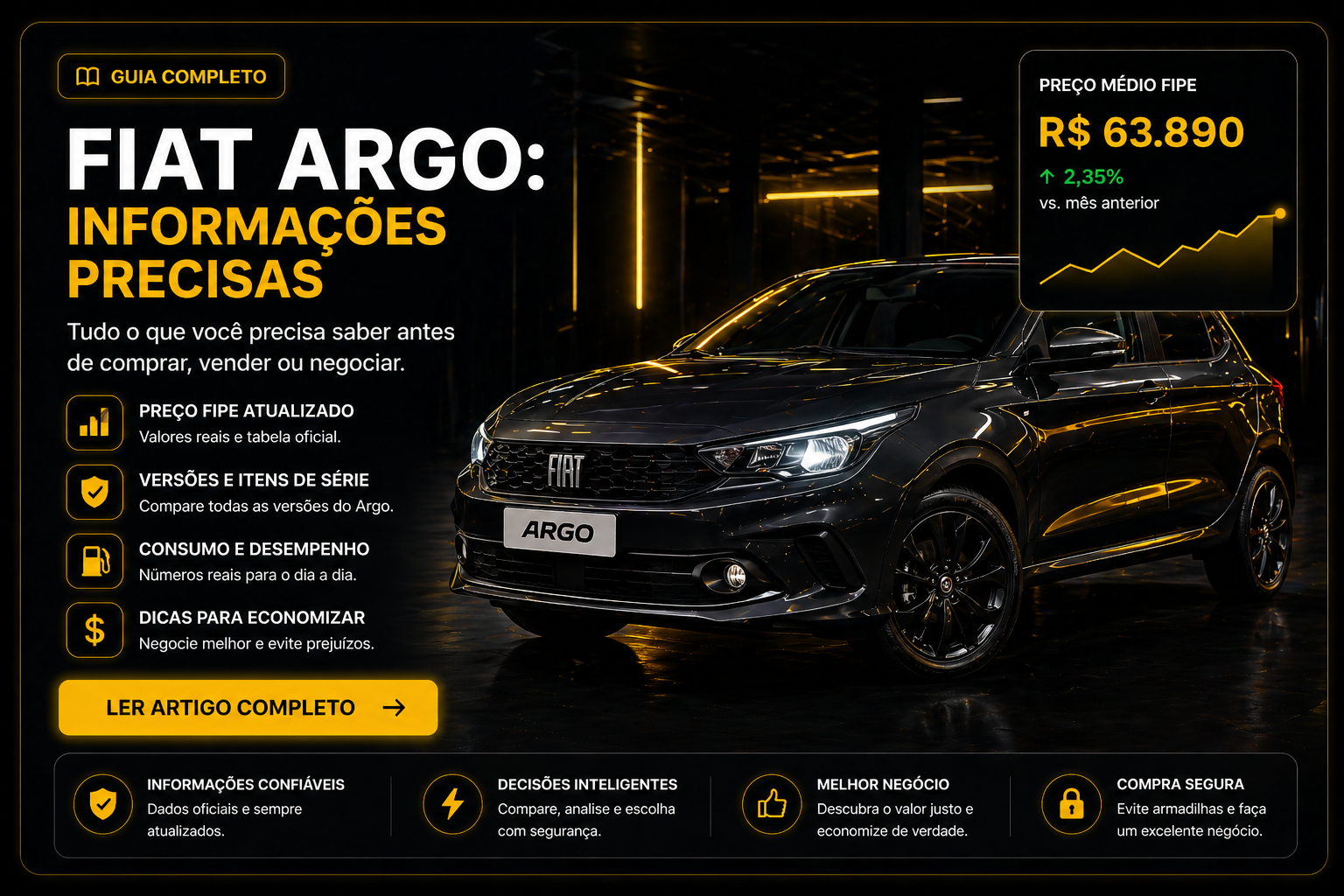 Preço FIPE Fiat Argo 2025