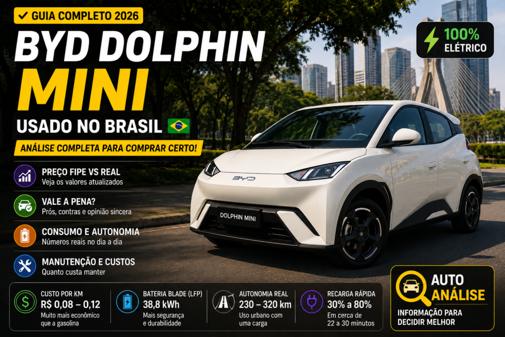 Preço BYD Dolphin Mini Usado