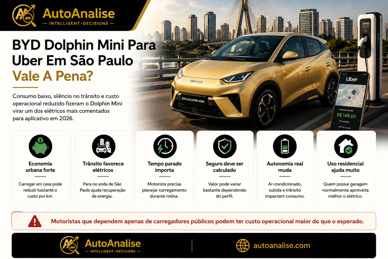 BYD Dolphin Mini para Uber em São Paulo