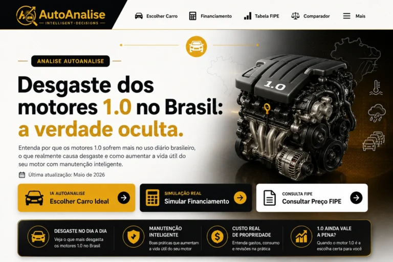 Desgaste dos motores 1.0 em São Paulo com trânsito pesado e chuva forte AutoAnalise
