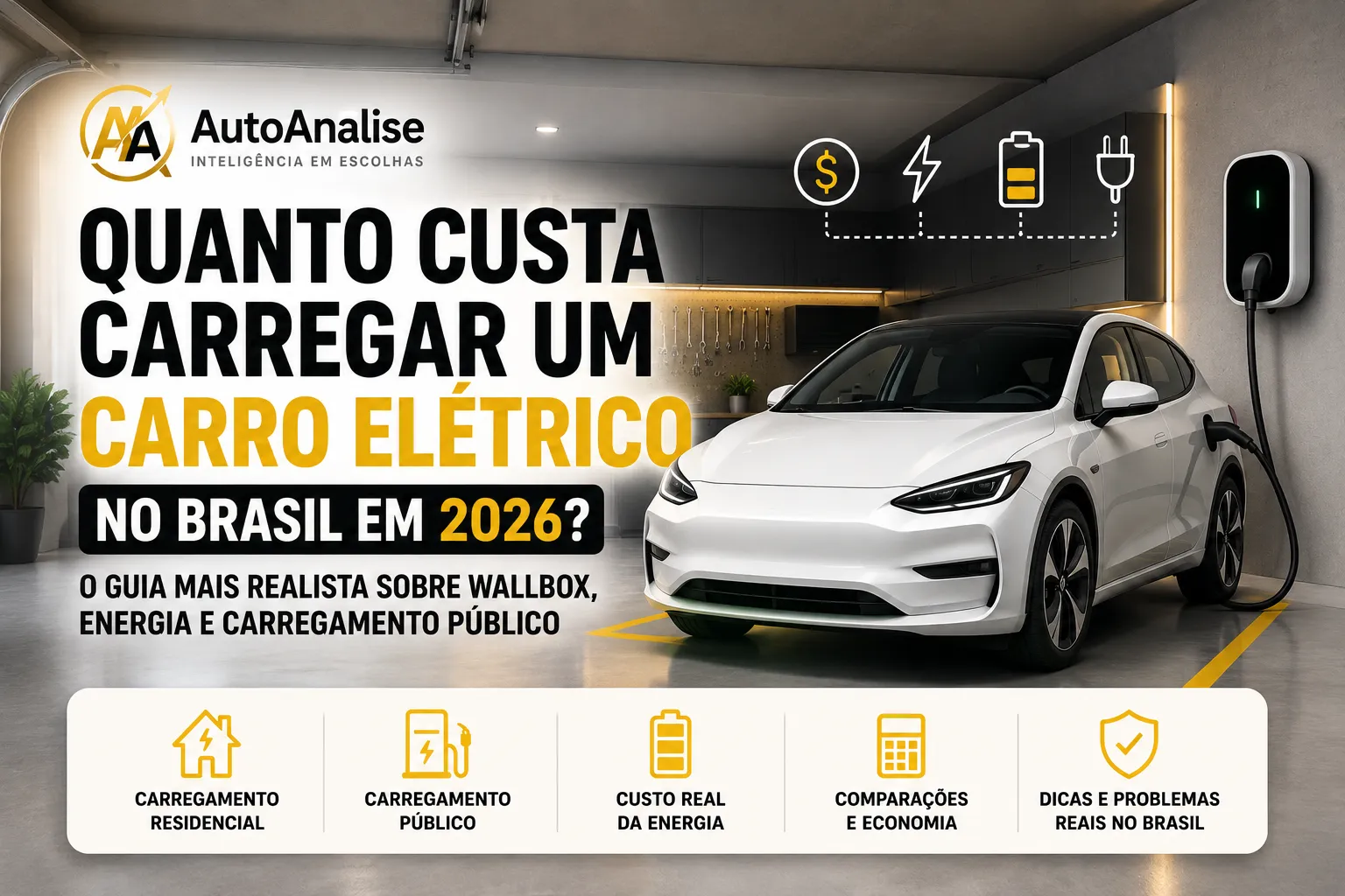 quanto custa carregar carro elétrico no Brasil em 2026