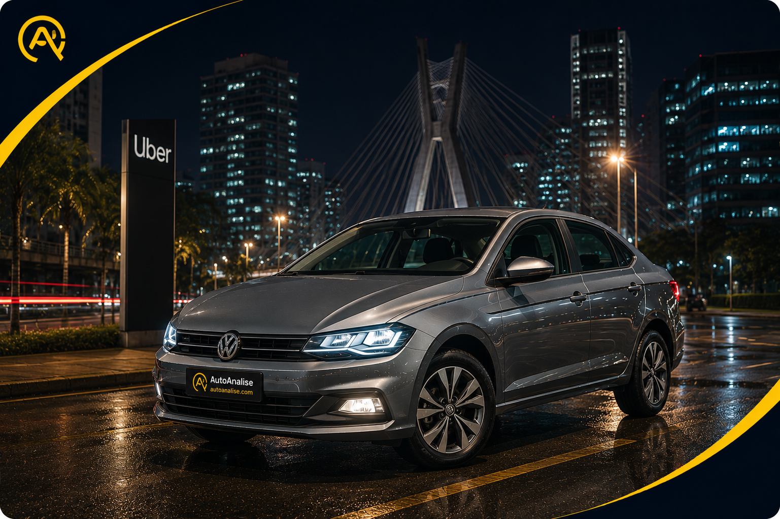 Volkswagen Voyage para Uber em São Paulo