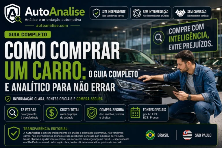 Como comprar um carro: guia completo para comprar carro usado com segurança