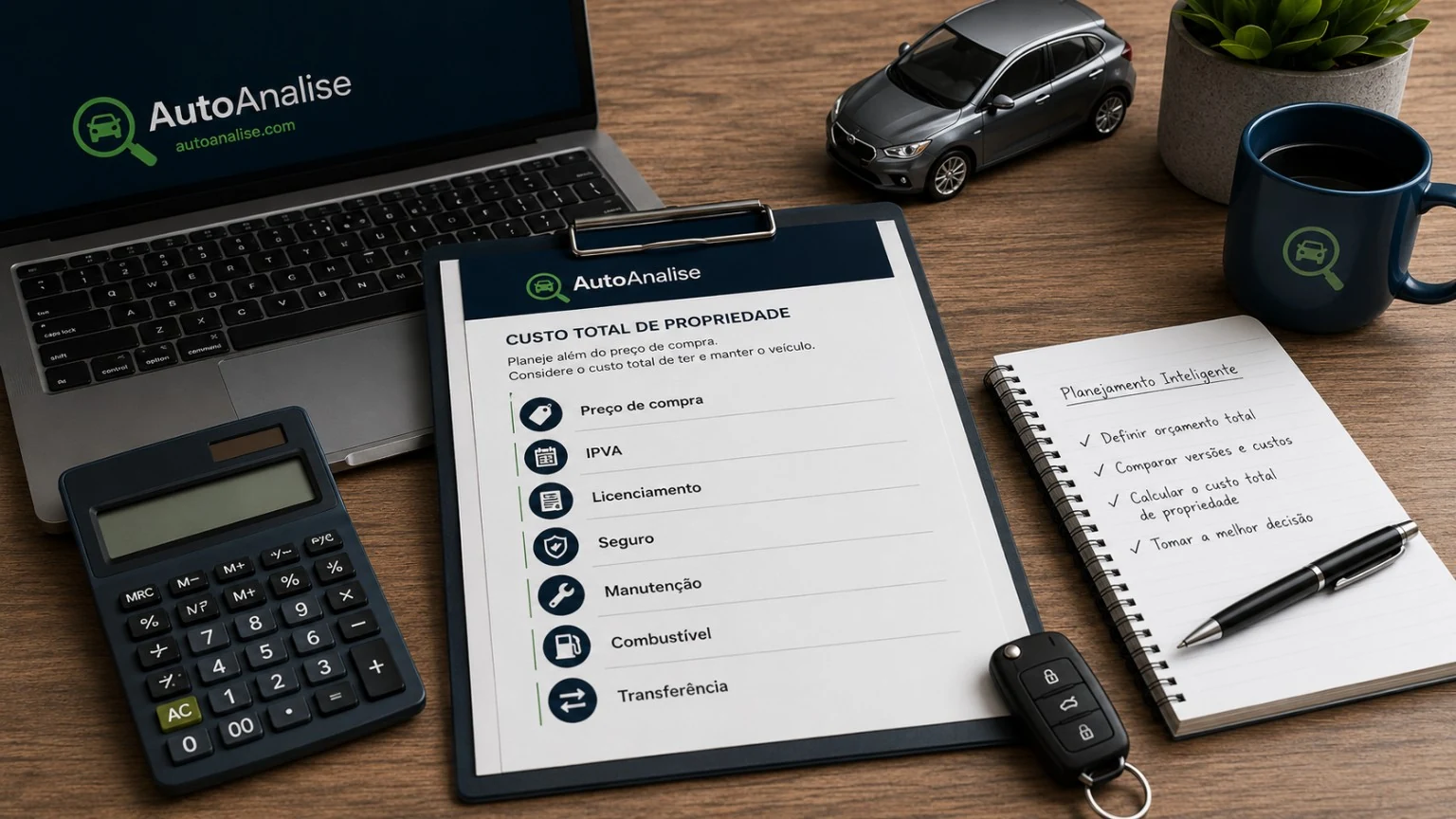Checklist de custo total de propriedade antes de comprar um carro