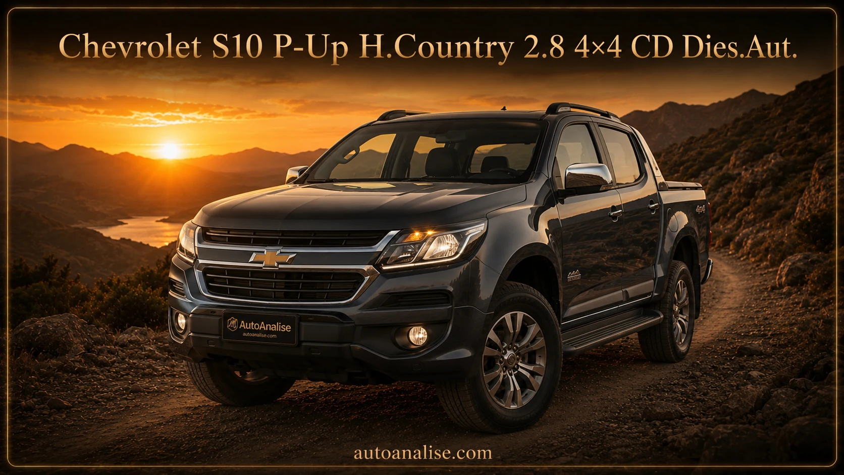 Chevrolet S10 P-Up H.Country 2.8 4x4 CD Dies.Aut. 2017 vista externa — melhores carros 4x4 automáticos até 150 mil