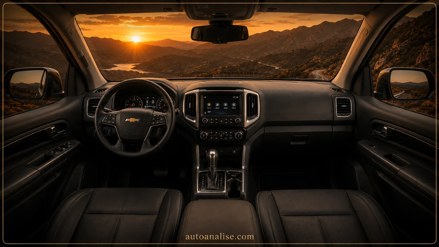Interior Chevrolet S10 P-Up H.Country 2.8 4x4 CD Dies.Aut. 2017 — melhores carros 4x4 automáticos até 150 mil