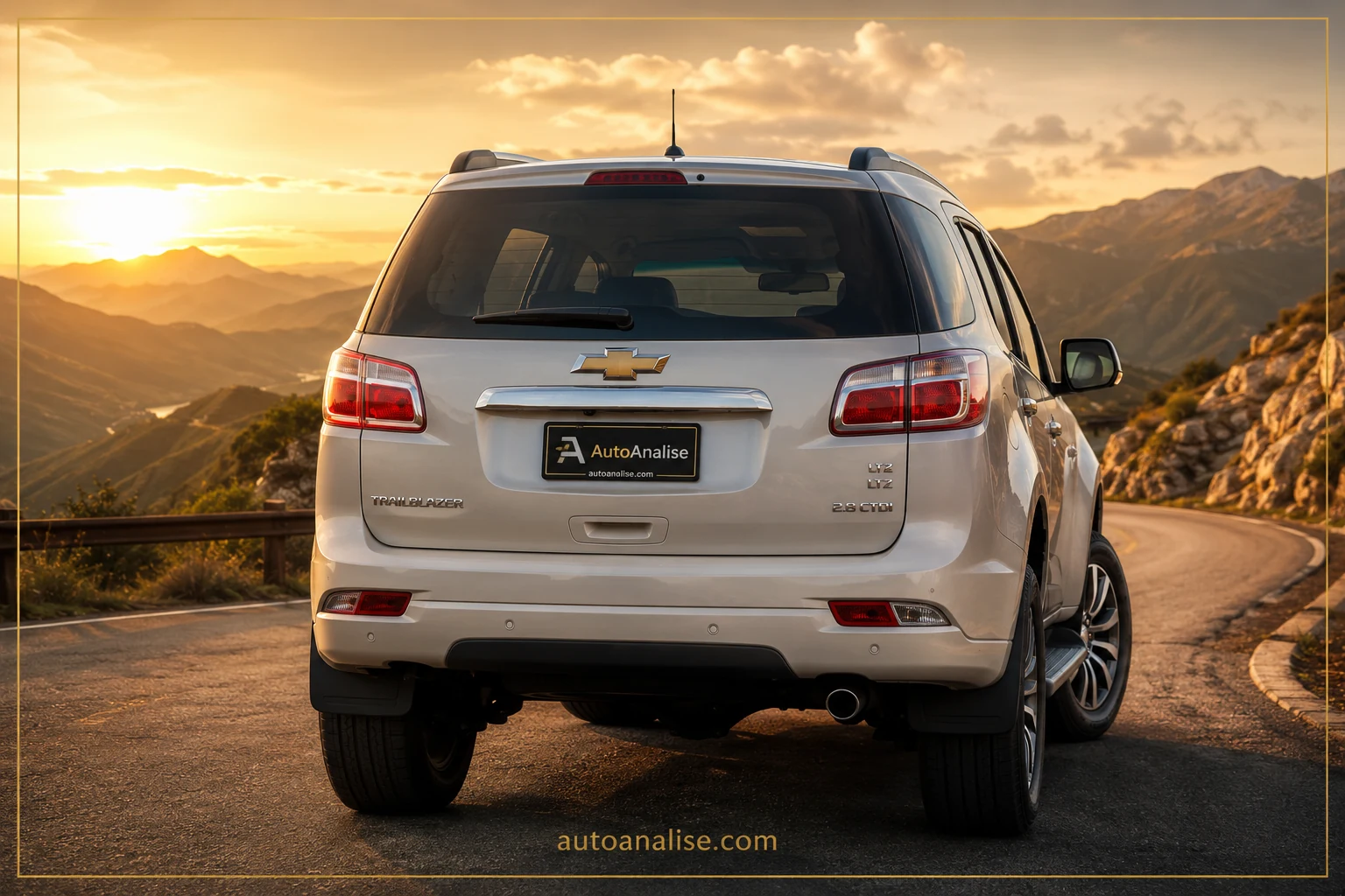 Traseira Chevrolet Trailblazer LTZ 2.8 CTDI Diesel Aut. 2017 — melhores carros 4x4 automáticos até 150 mil