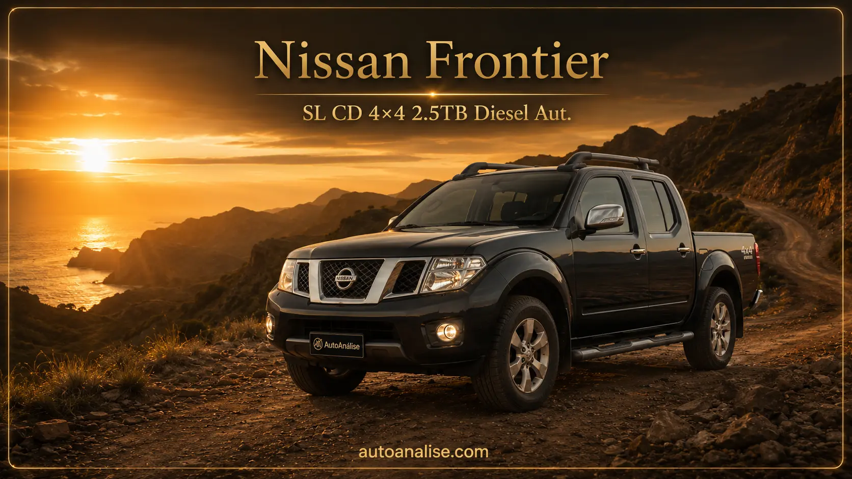 Nissan Frontier SL CD 4x4 2.5TB Diesel Aut 2014 vista externa