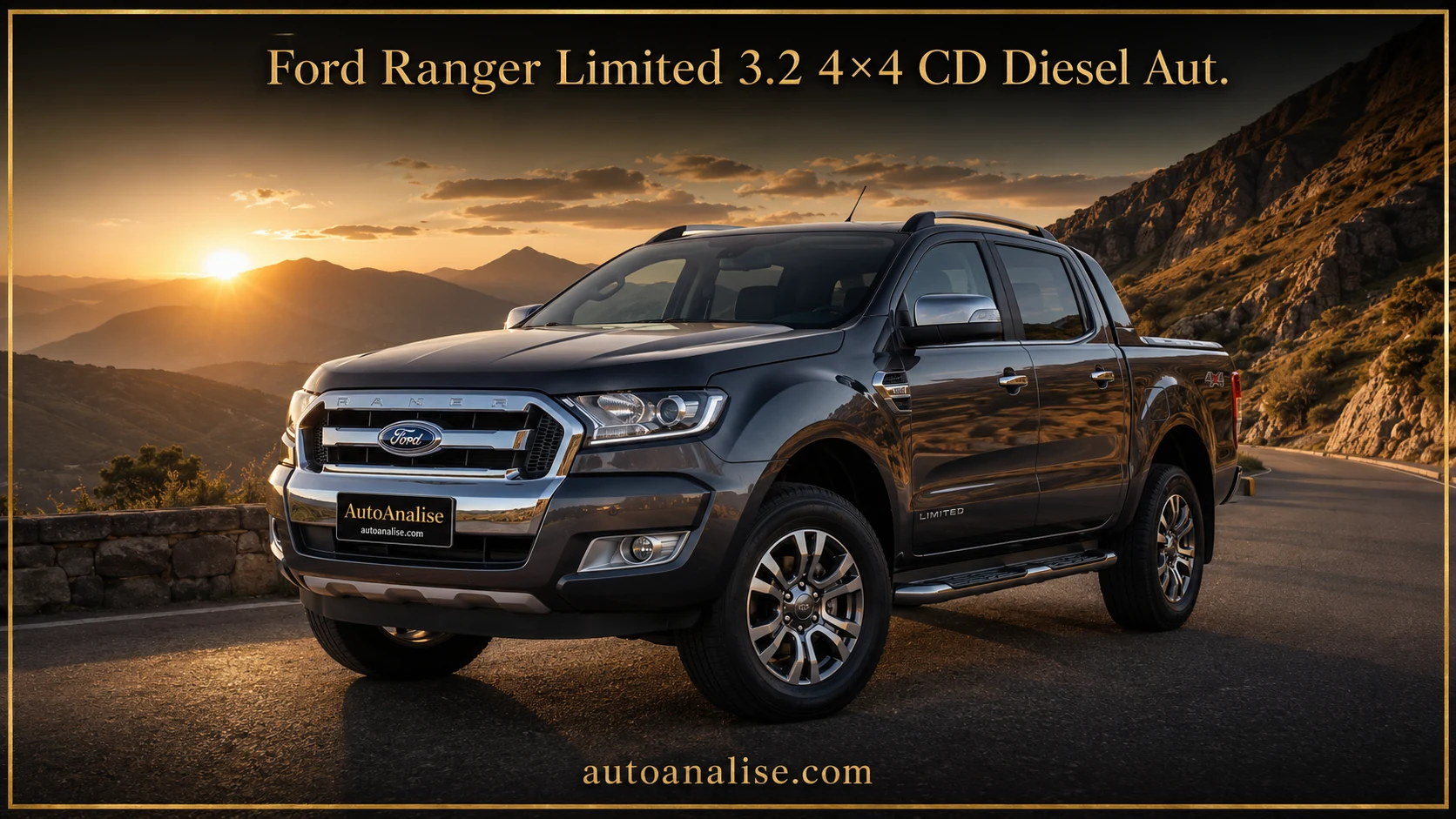 Ford Ranger Limited 3.2 4x4 CD Diesel Aut. 2019 vista externa — melhores carros 4x4 automáticos até 150 mil