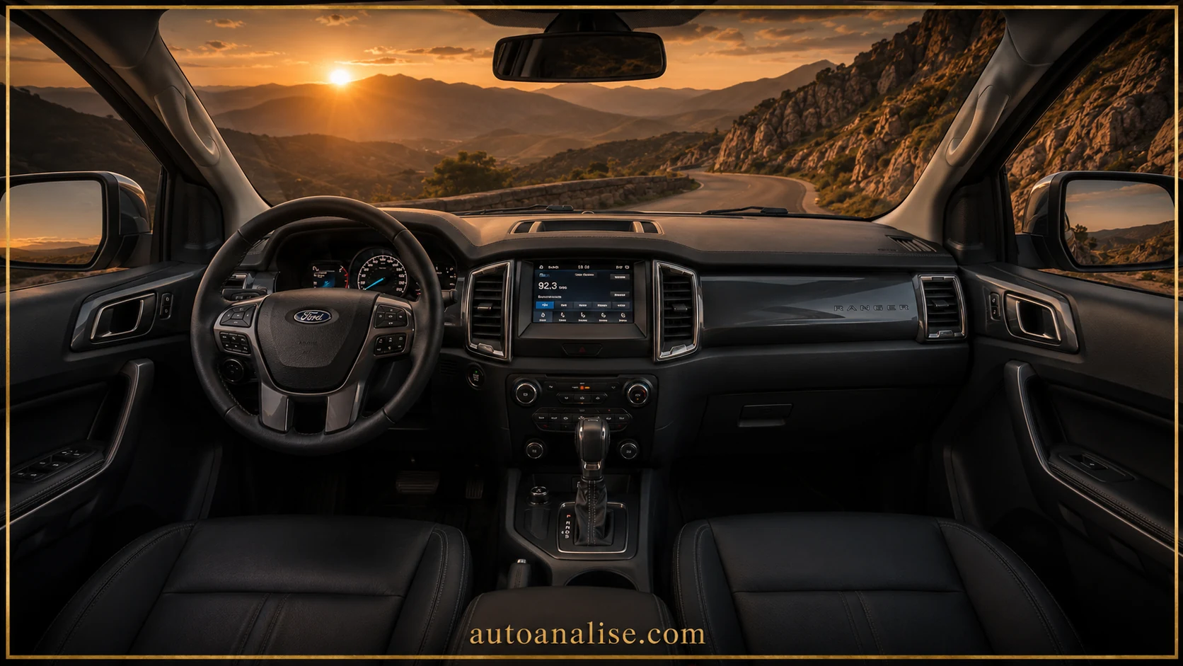Painel Ford Ranger Limited 3.2 4x4 CD Diesel Aut. 2019 — melhores carros 4x4 automáticos até 150 mil