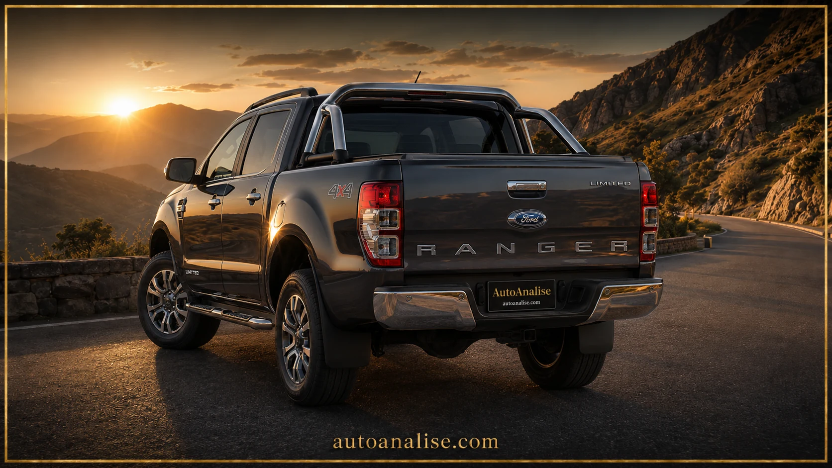 Traseira Ford Ranger Limited 3.2 4x4 CD Diesel Aut. 2019 — melhores carros 4x4 automáticos até 150 mil