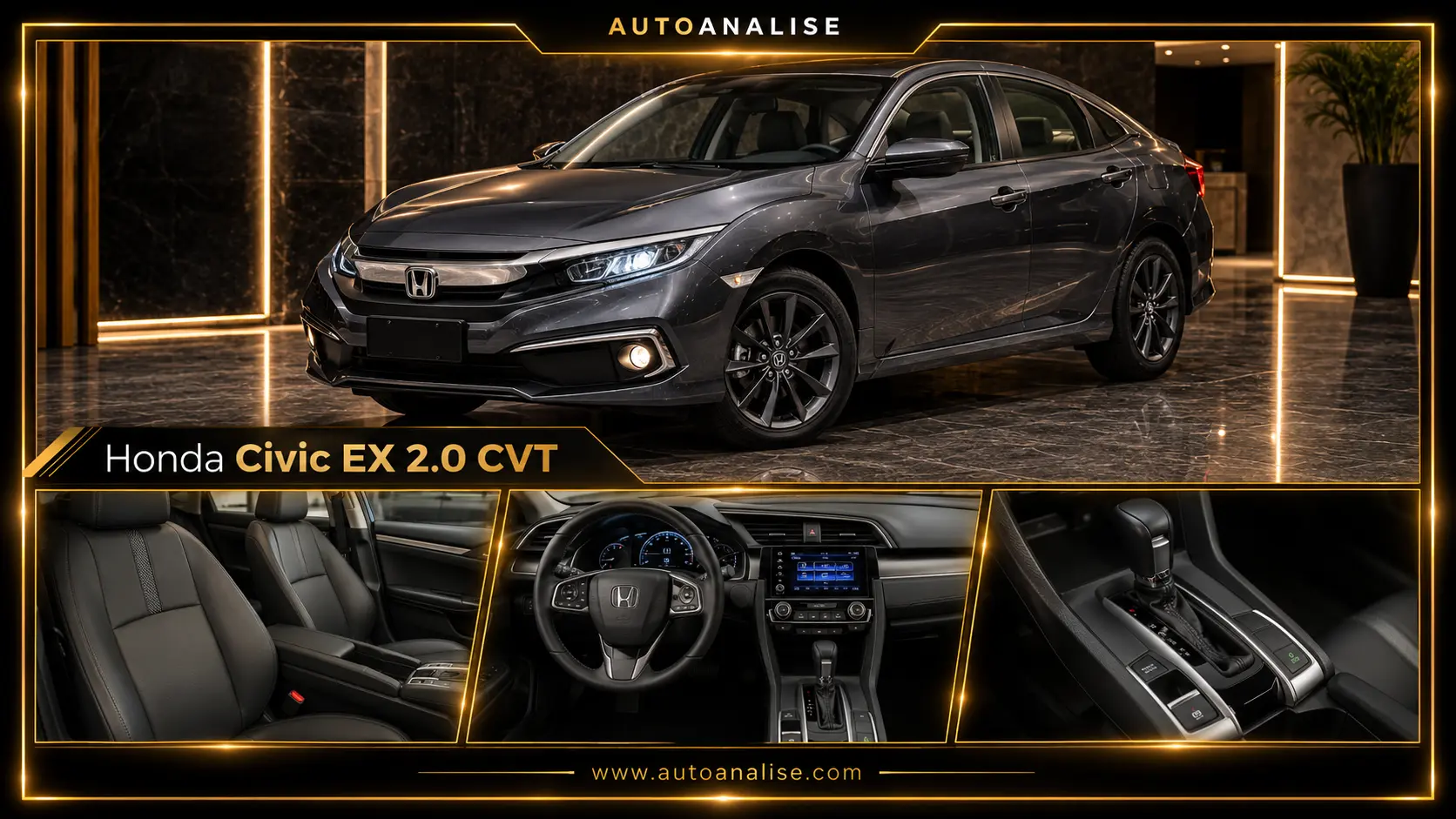 Honda Civic EX 2.0 CVT 2020 usado de R$ 90 mil a R$ 120 mil