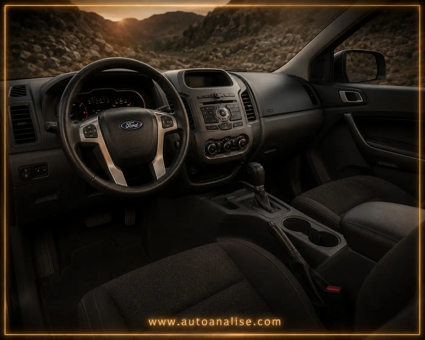Interior Ford Ranger XLT 2013