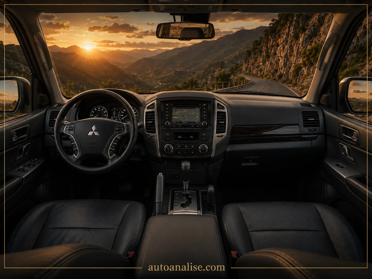 Interior Mitsubishi Pajero HPE Full 3.2 4x4 T.I.Dies. 5p Aut. 2015 — melhores carros 4x4 automáticos até 150 mil