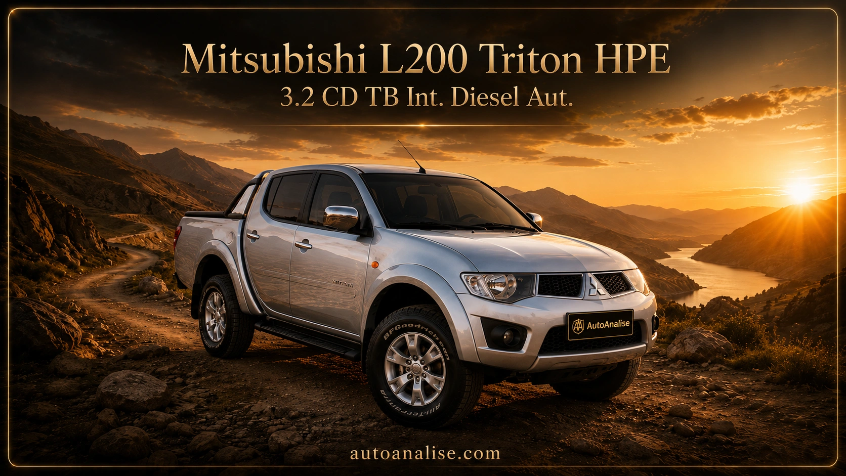 Mitsubishi L200 Triton HPE 3.2 diesel automática 2012 vista externa
