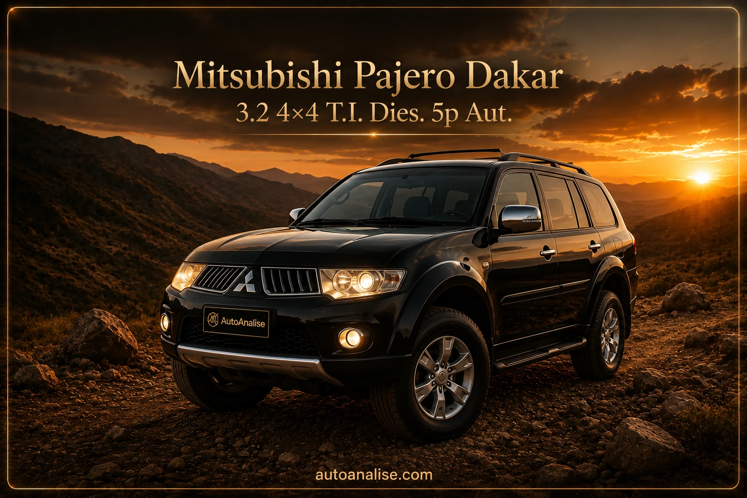 Mitsubishi Pajero Dakar 3.2 4x4 diesel automático 2012 vista externa