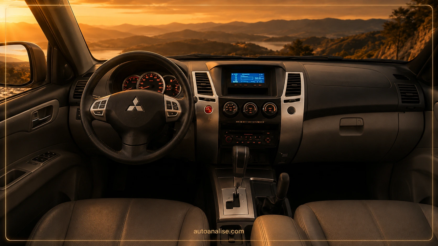 Interior Pajero Dakar 2012