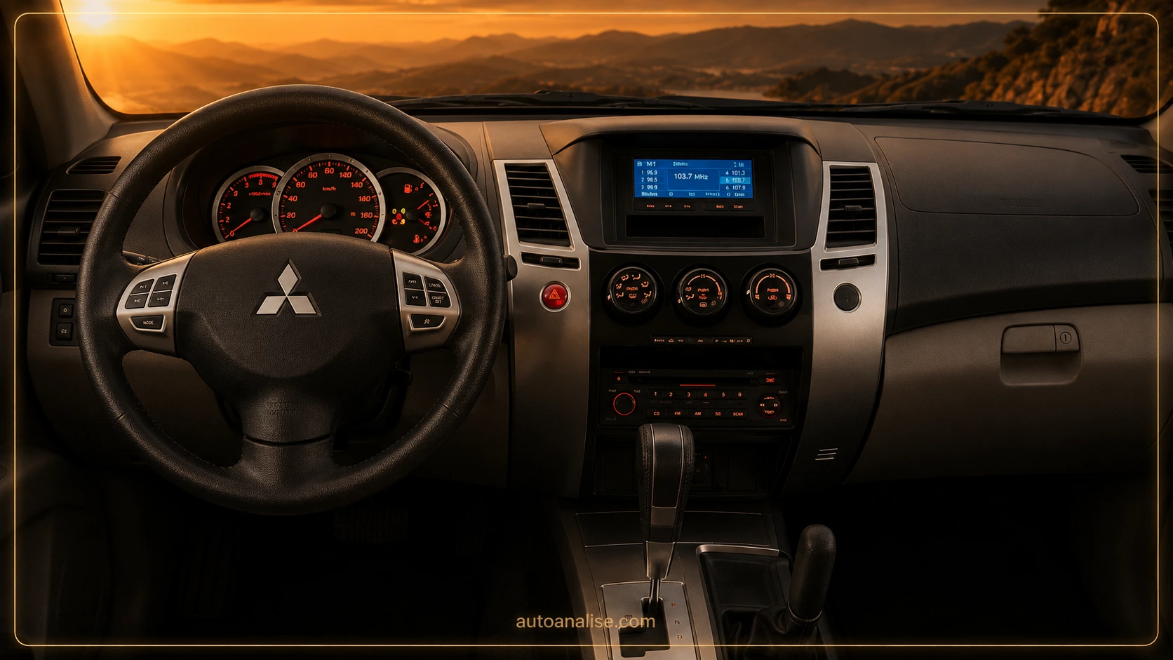 Painel Pajero Dakar 2012