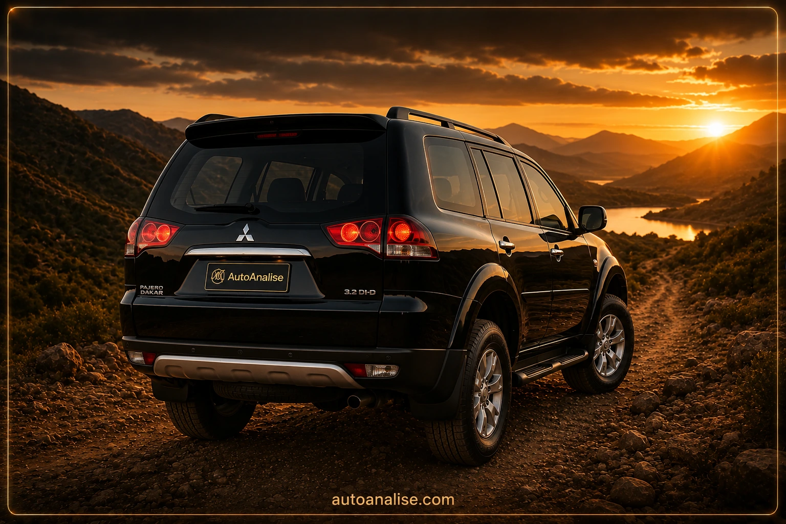 Traseira Pajero Dakar 2012