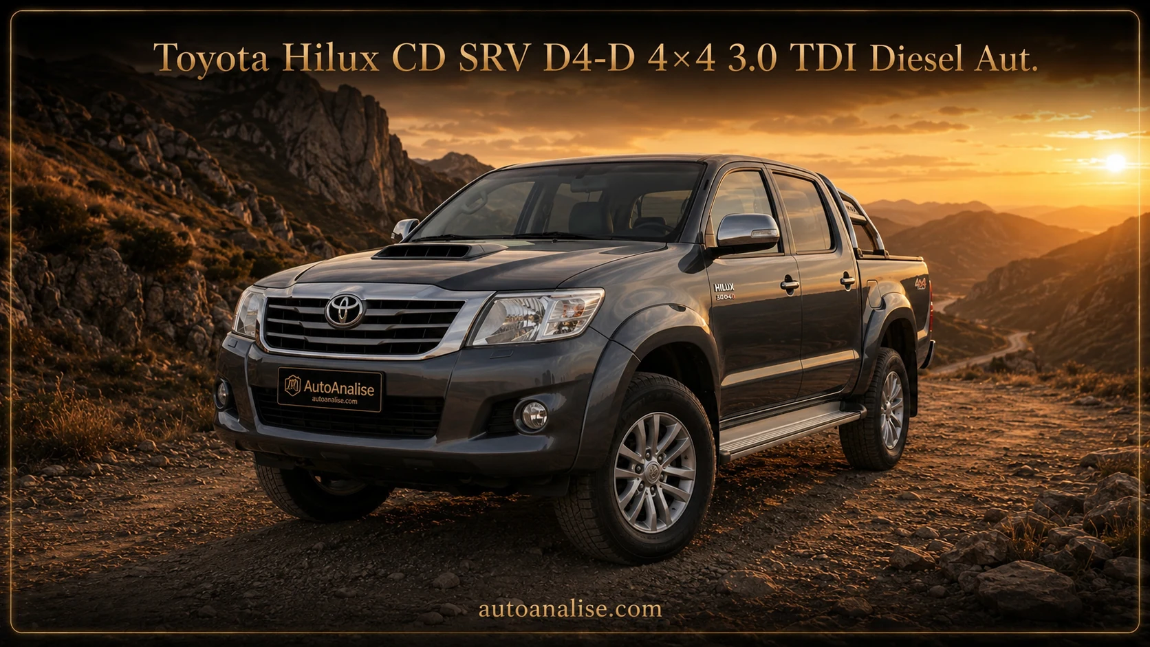 Toyota Hilux CD SRV D4-D 4x4 3.0 TDI Diesel Aut. 2015 vista externa — melhores carros 4x4 automáticos até 150 mil