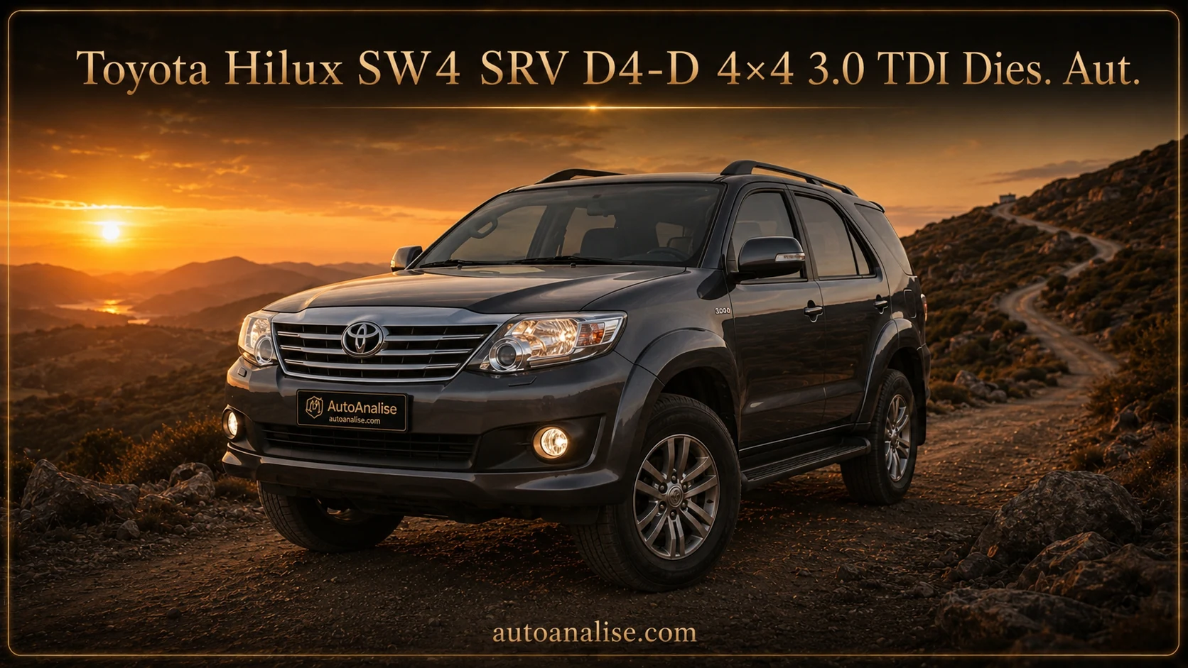 Toyota Hilux SW4 SRV D4-D 4x4 3.0 TDI Dies. Aut. 2014 vista externa — melhores carros 4x4 automáticos até 150 mil