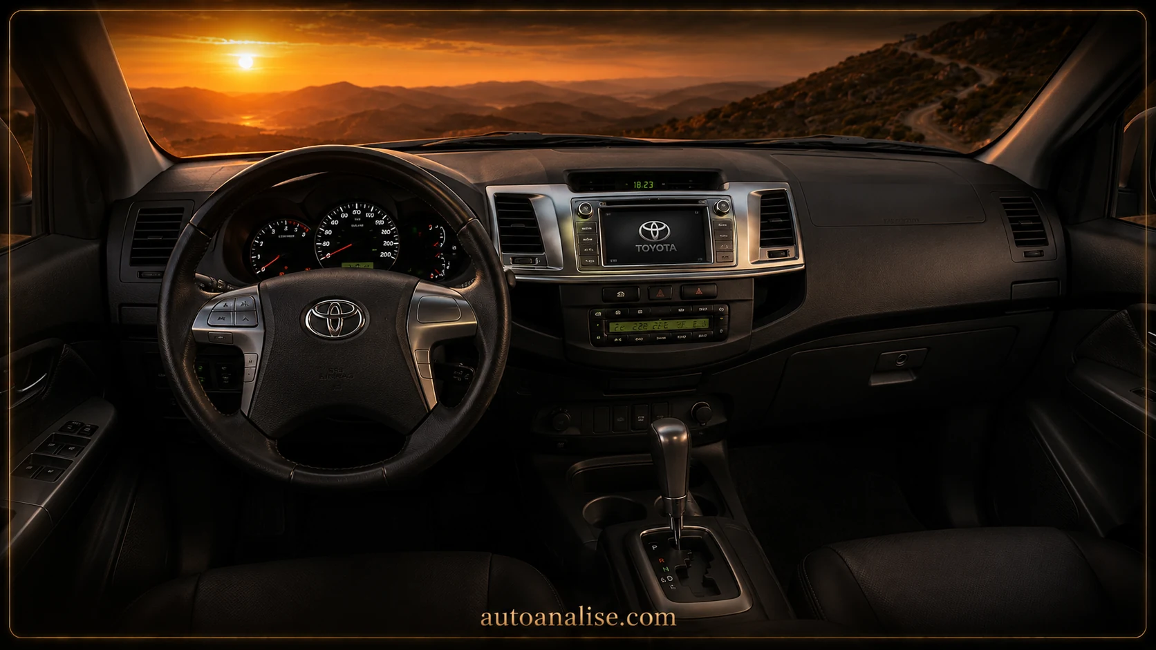 Painel Toyota Hilux SW4 SRV D4-D 4x4 3.0 TDI Dies. Aut. 2014 — melhores carros 4x4 automáticos até 150 mil
