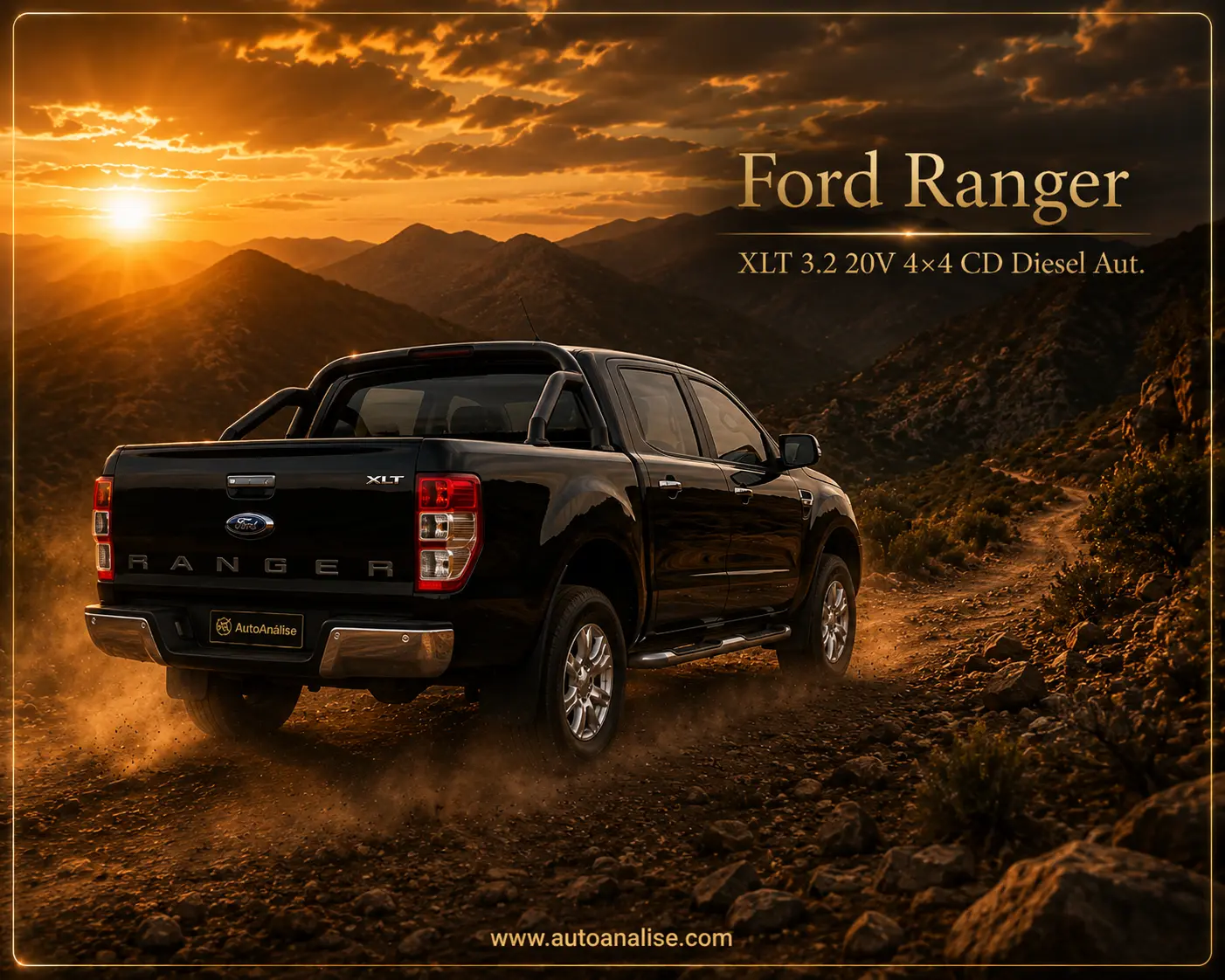 Traseira Ford Ranger XLT 2013