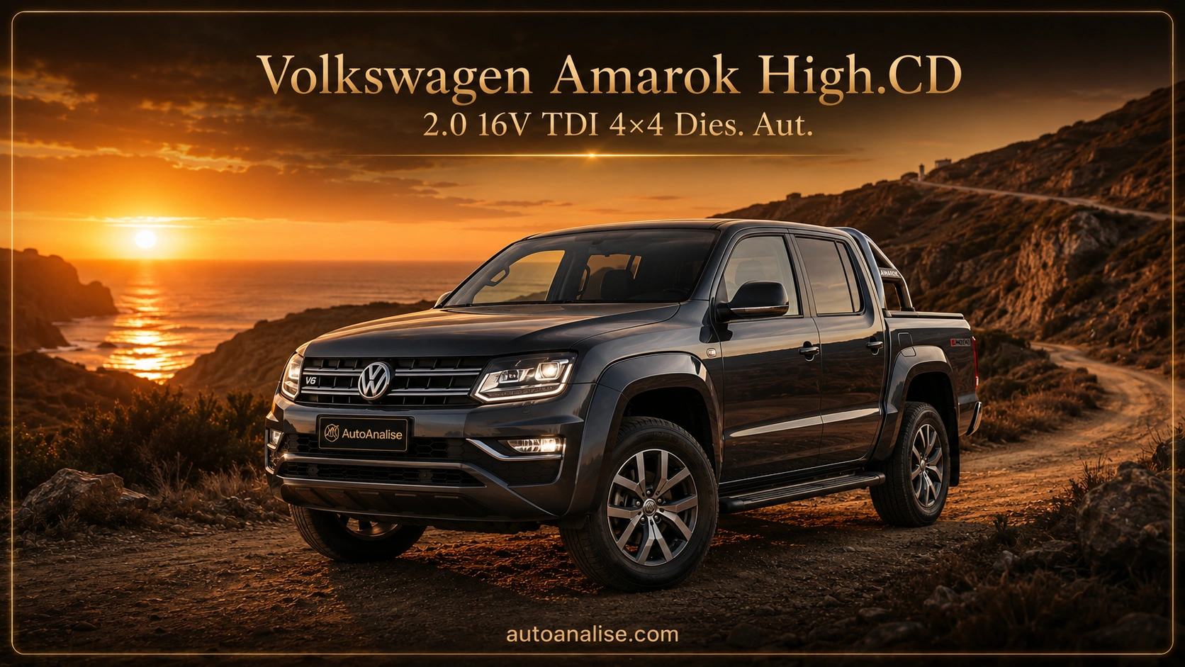 Volkswagen Amarok Highline 2.0 TDI 4x4 automática 2014 vista externa
