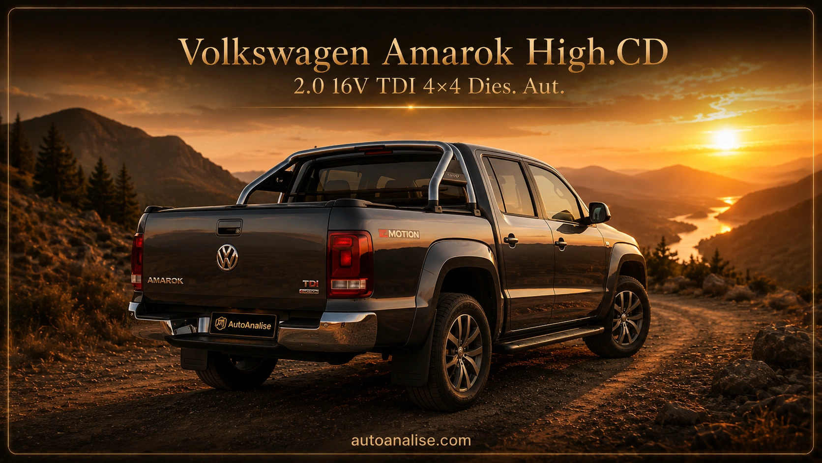 Traseira Amarok Highline 2014