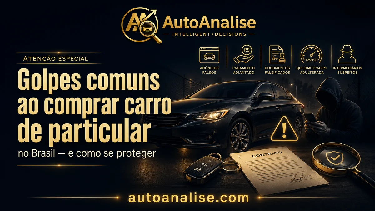 Golpes comuns na compra de carro de particular no Brasil — como identificar e se proteger