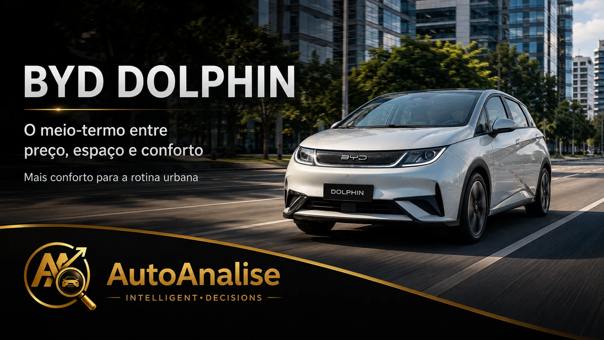 BYD Dolphin elétrico no Brasil com mais conforto e espaço que o Dolphin Mini