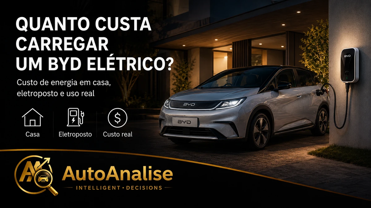 Estimativa do custo para carregar o BYD Dolphin Mini, Dolphin e Dolphin Plus
