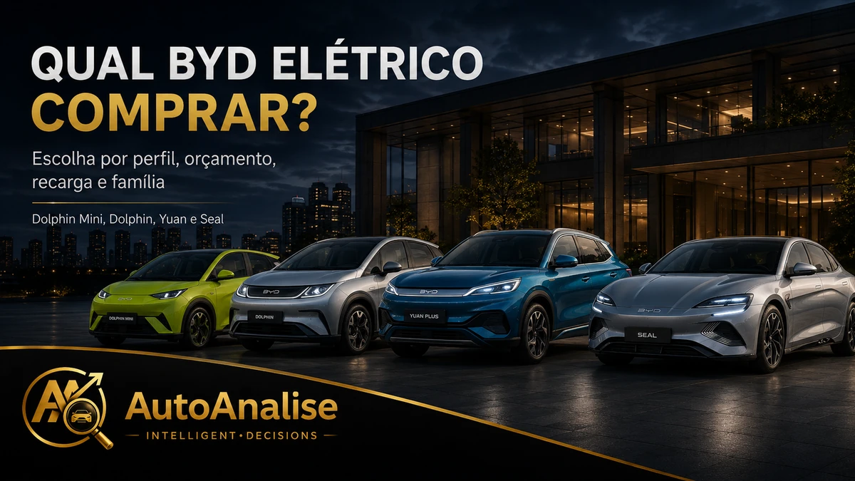 Guia para escolher o BYD elétrico ideal conforme perfil de uso, orçamento e família