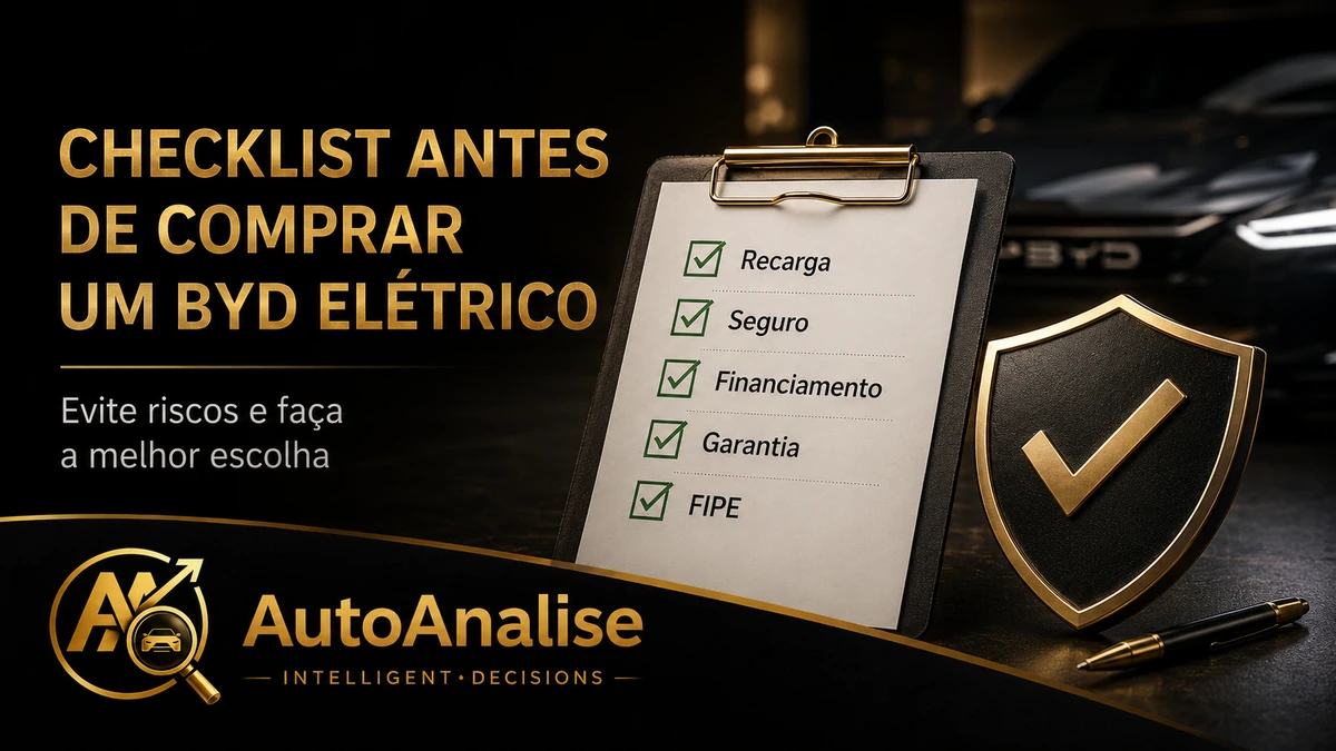 Principais riscos a avaliar antes de comprar um carro elétrico BYD, como bateria, seguro e financiamento