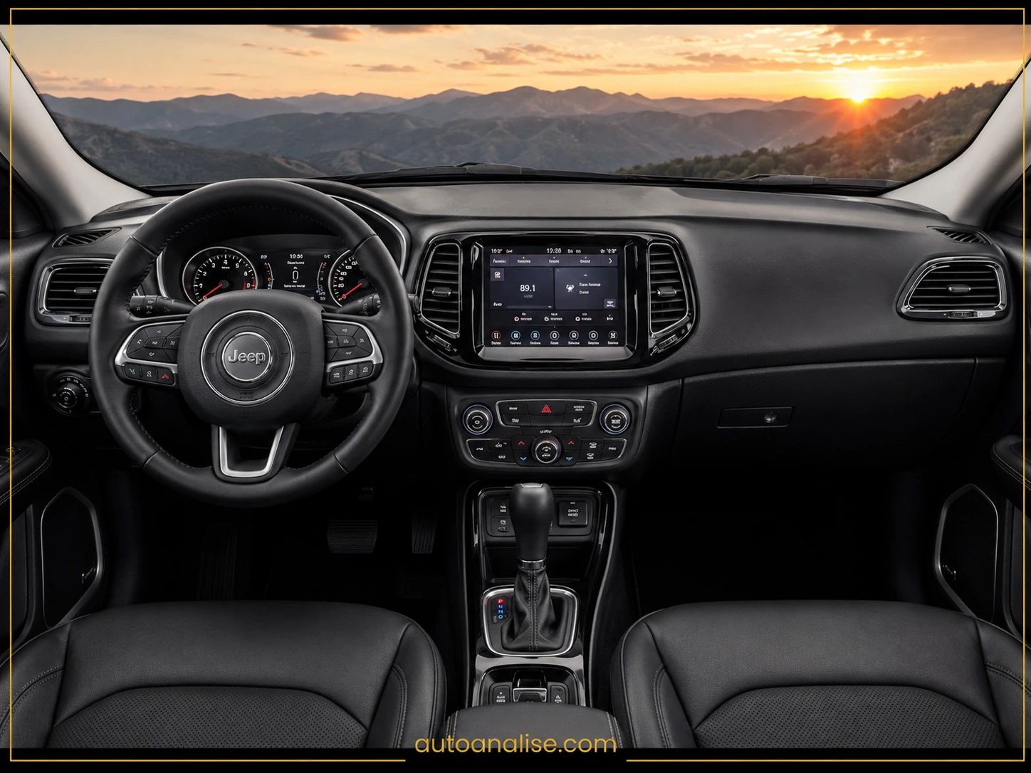 Painel Jeep Compass Longitude 2.0 4x4 Dies. 16V Aut. 2021 — melhores carros 4x4 automáticos até 150 mil