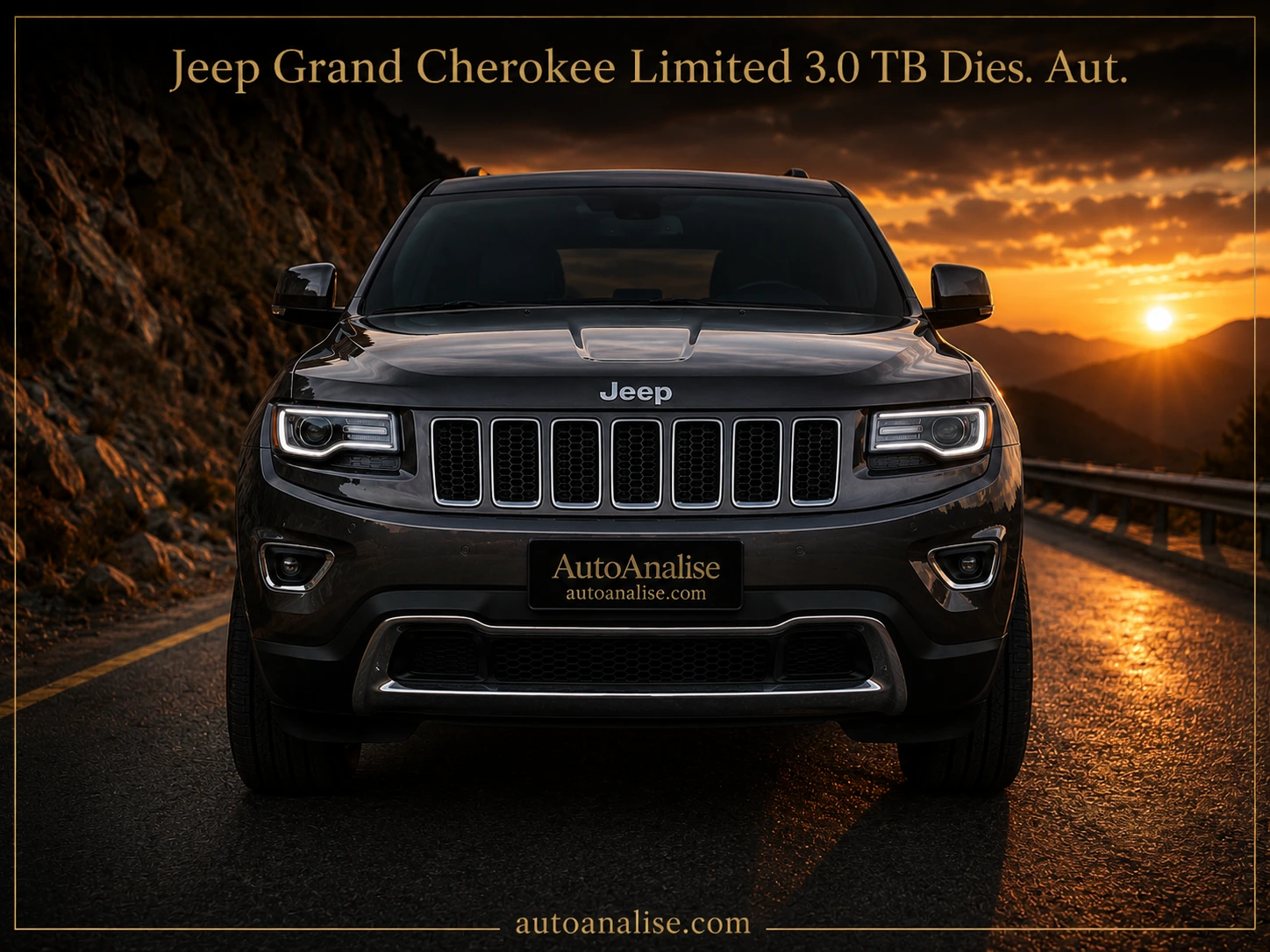 Jeep Grand Cherokee Limited 3.0 TB Dies. Aut. 2015 vista externa — melhores carros 4x4 automáticos até 150 mil