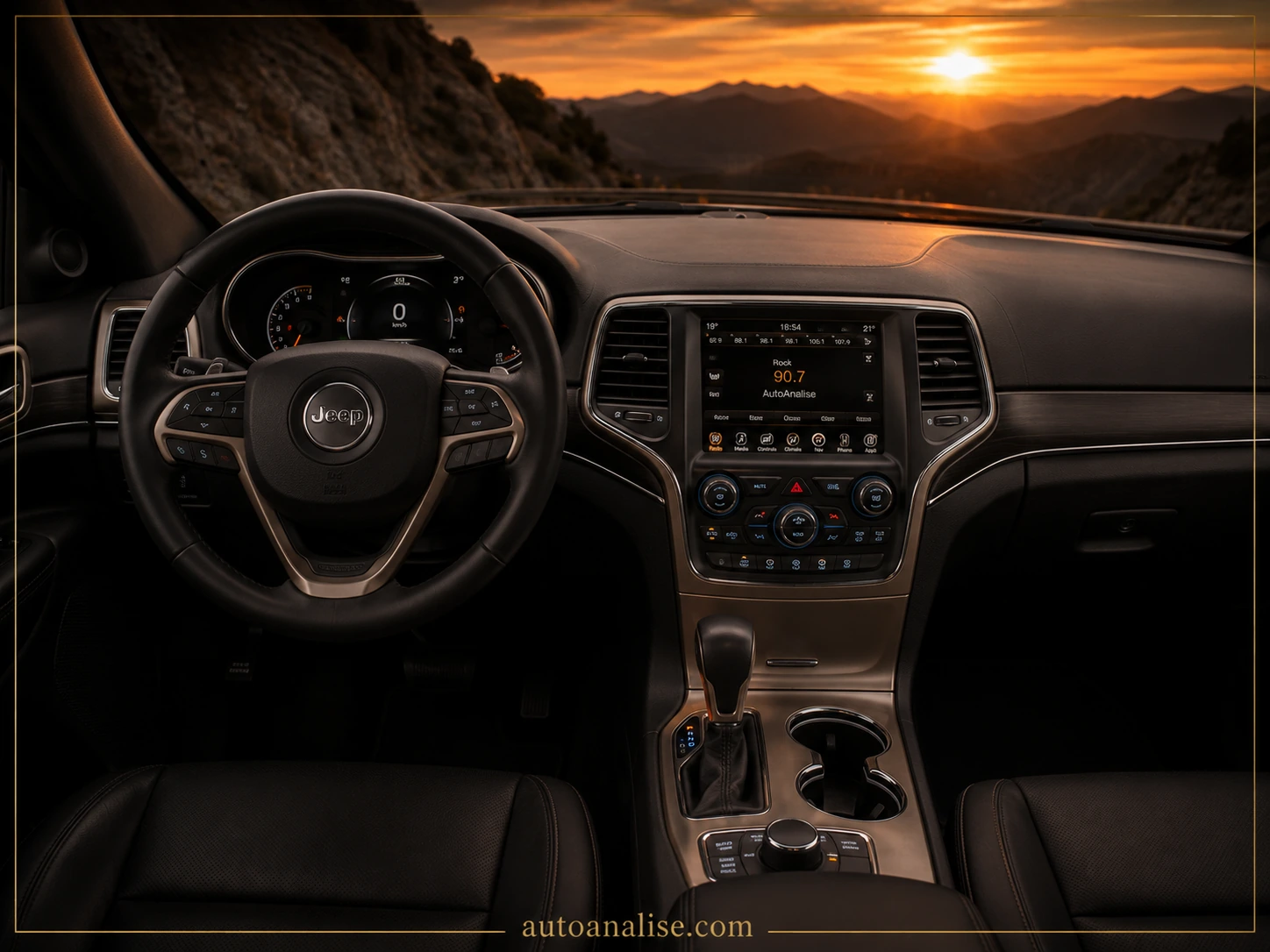 Painel Jeep Grand Cherokee Limited 3.0 TB Dies. Aut. 2015 — melhores carros 4x4 automáticos até 150 mil