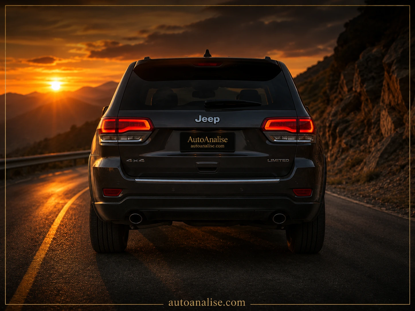 Traseira Jeep Grand Cherokee Limited 3.0 TB Dies. Aut. 2015 — melhores carros 4x4 automáticos até 150 mil