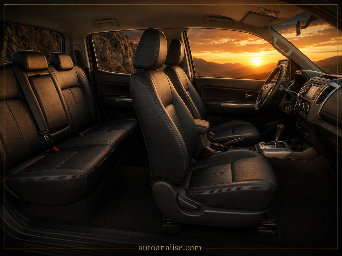 Interior Mitsubishi L200 Triton HPE 3.2 CD TB Int. Diesel Aut. 2014 — melhores carros 4x4 automáticos até 150 mil