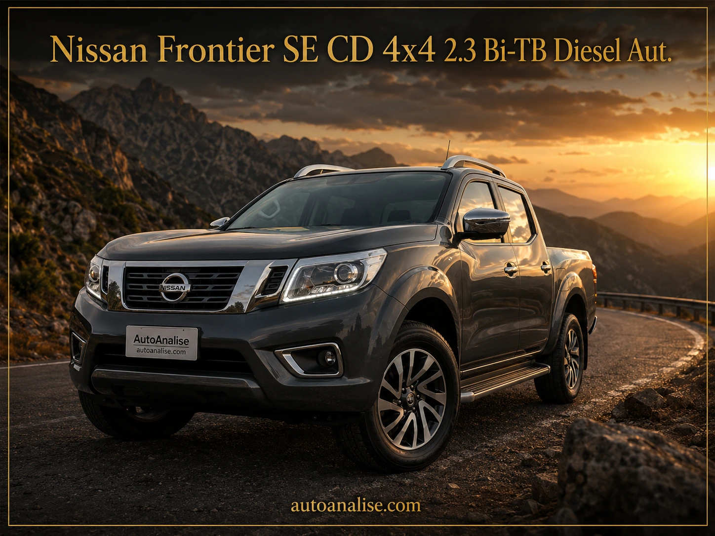 Nissan Frontier SE CD 4x4 2.3 Bi-TB Diesel Aut. 2018 vista externa — melhores carros 4x4 automáticos até 150 mil