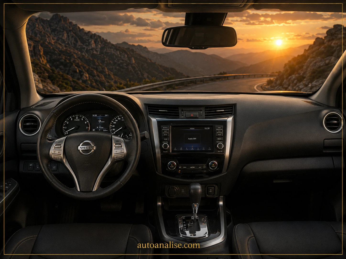 Painel Nissan Frontier SE CD 4x4 2.3 Bi-TB Diesel Aut. 2018 — melhores carros 4x4 automáticos até 150 mil