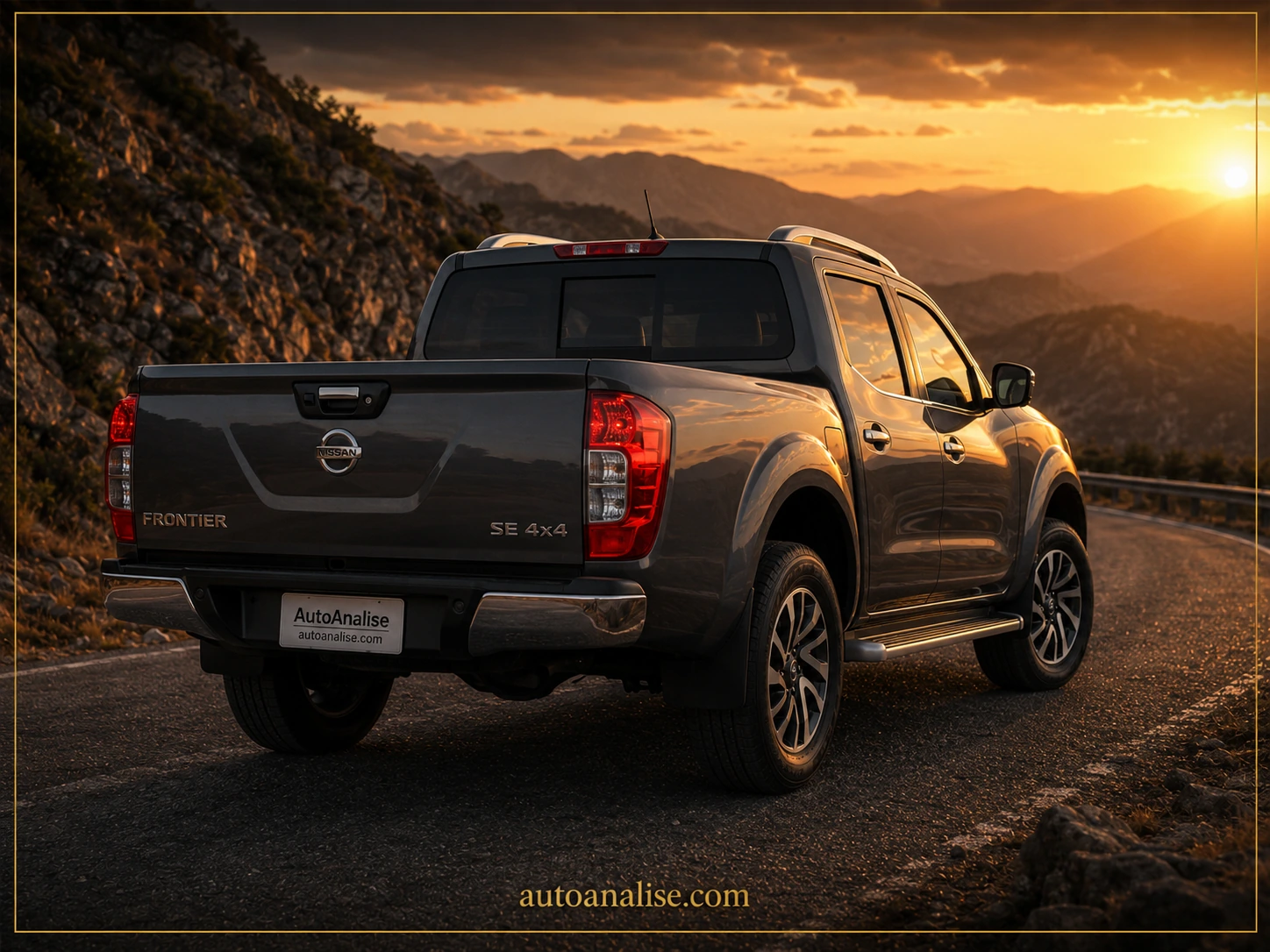 Traseira Nissan Frontier SE CD 4x4 2.3 Bi-TB Diesel Aut. 2018 — melhores carros 4x4 automáticos até 150 mil