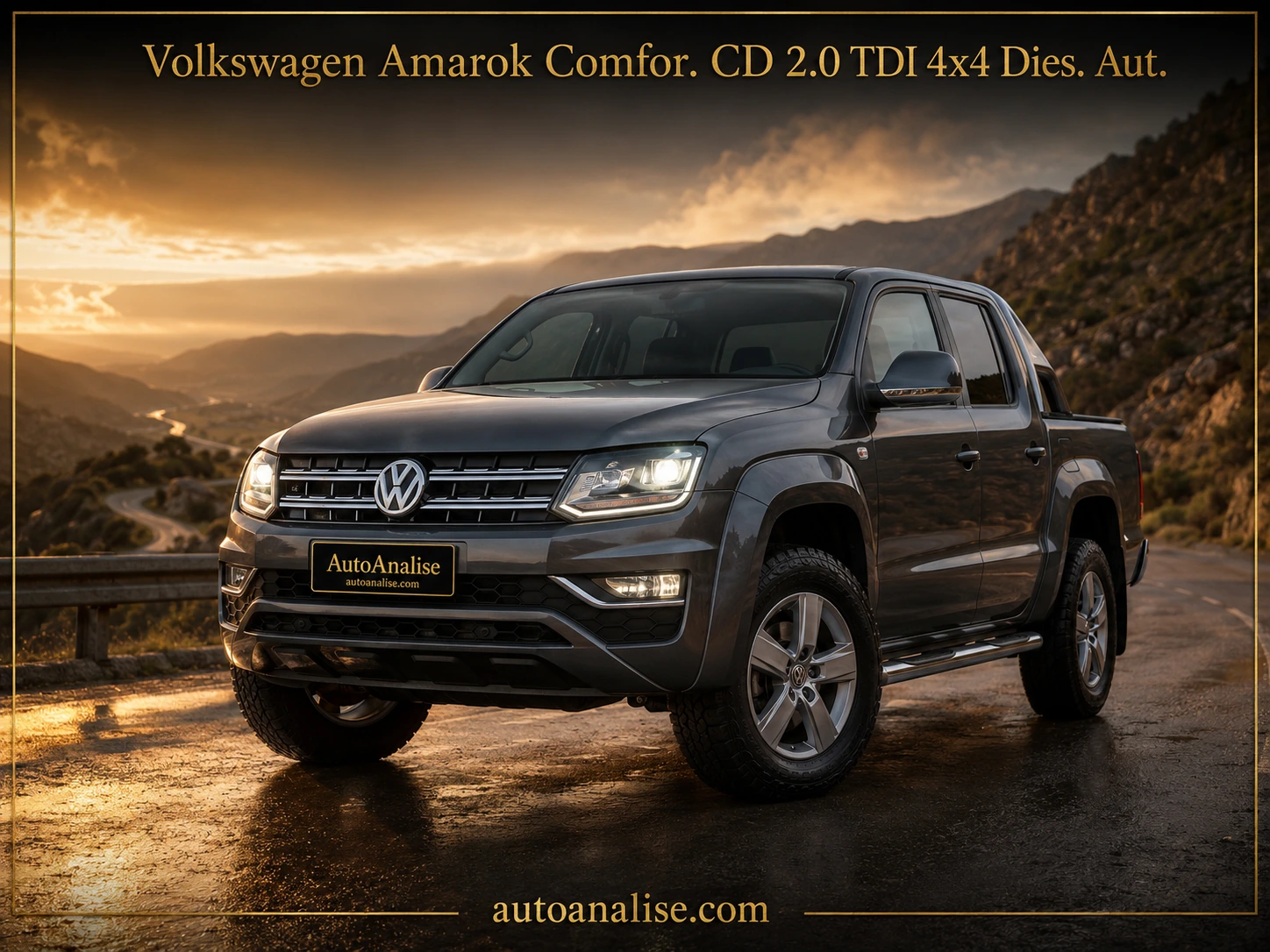 Volkswagen Amarok Comfortline CD 2.0 TDI 4x4 Dies. Aut. 2020 vista externa — melhores carros 4x4 automáticos até 150 mil