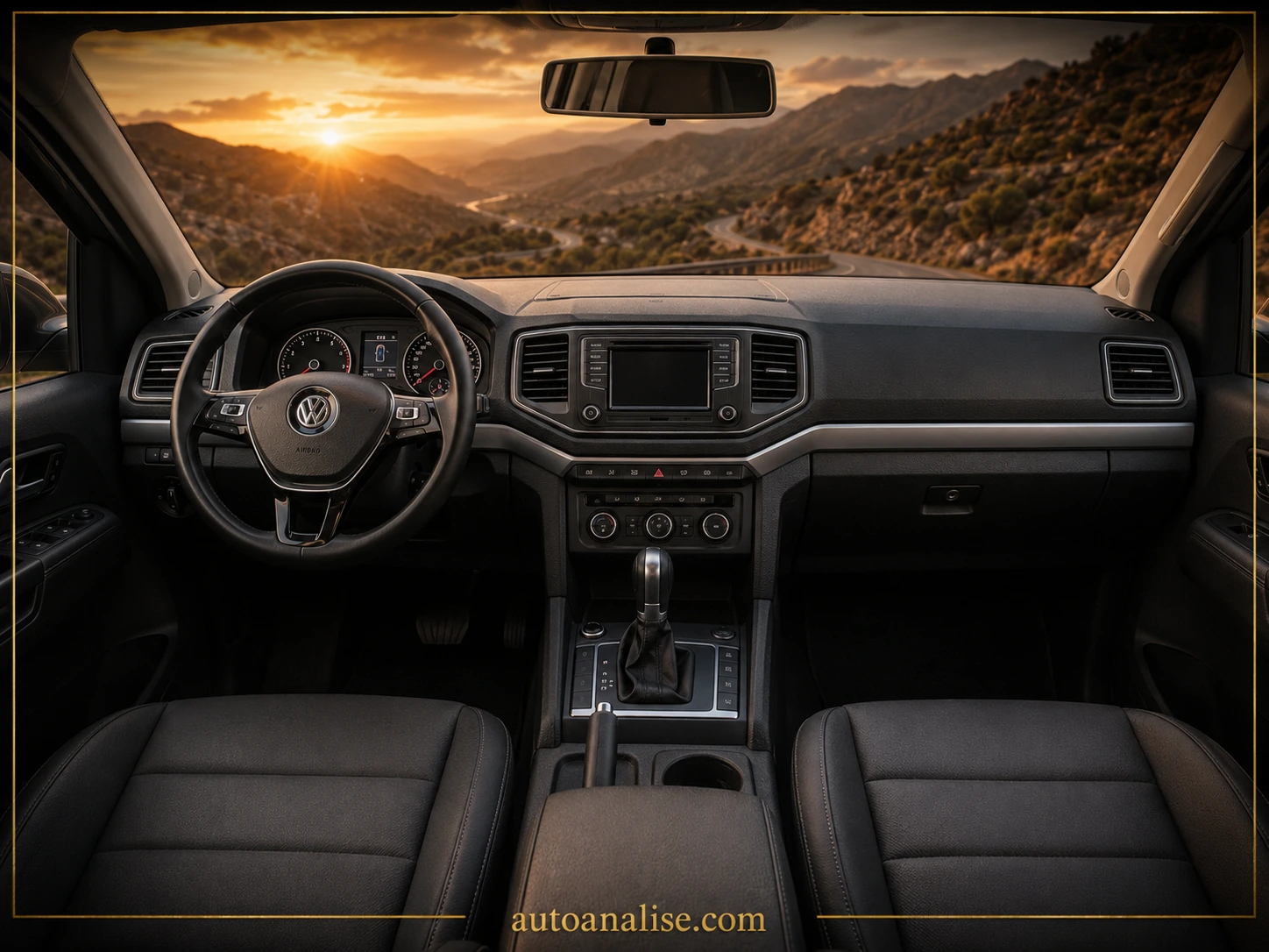 Interior Volkswagen Amarok Comfortline CD 2.0 TDI 4x4 Dies. Aut. 2020 — melhores carros 4x4 automáticos até 150 mil