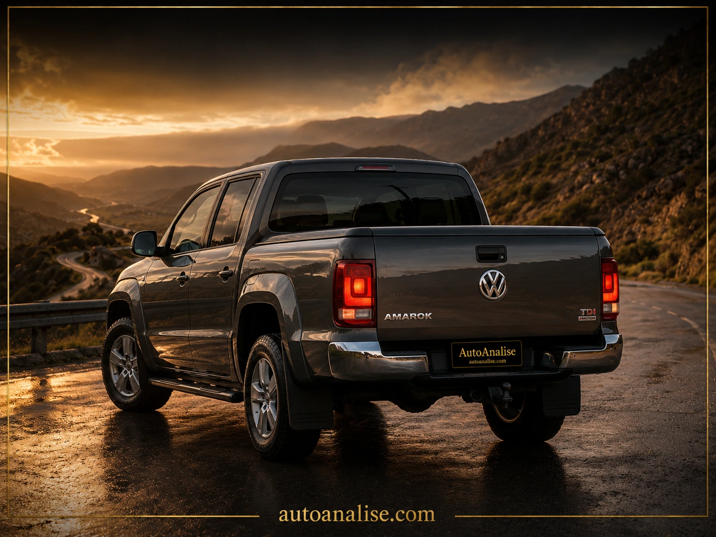 Traseira Volkswagen Amarok Comfortline CD 2.0 TDI 4x4 Dies. Aut. 2020 — melhores carros 4x4 automáticos até 150 mil